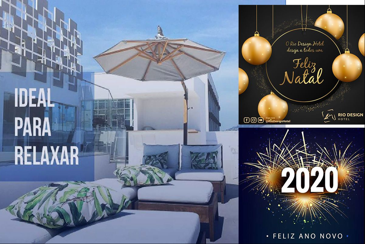 VENHAM PARA O RIO DESIGN HOTEL EM COPACABANA  NO INESQUECÍVEL NATAL E  RÉVEILLON DA CIDADE MARAVILHOSA
